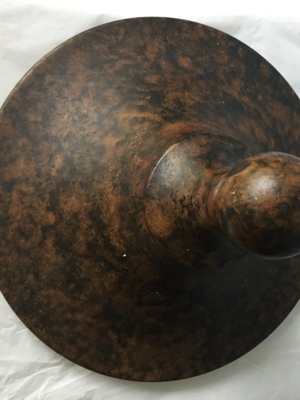 Large METAL Decorative VASE Size: 23 in TALL x 16 in WIDE Unbranded STAGING Use
